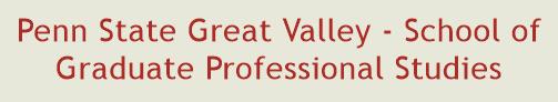 Penn State Great Valley - School of Graduate Professional Studies